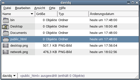 Vergleich von Windows-Explorer und Novell Linux Desktop Dateimanager
