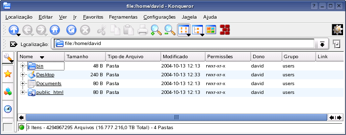 Comparando o Windows Explorer ao Gerenciador de Arquivos do Novell Linux Desktop