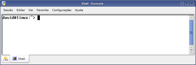 Comparando o prompt de linha de comando do Windows ao Terminal do Novell Linux Desktop